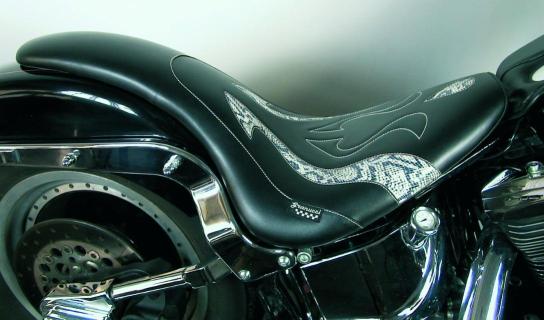 Granucci Gel Seat Long Seat Harley Davidson SOFTAIL Fat 