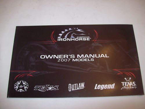 American ironhorse service manual download