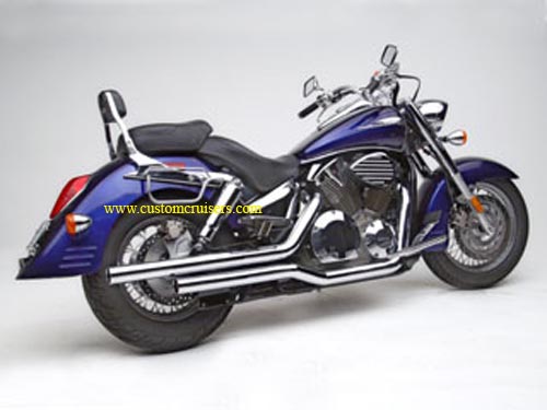 hard krome exhaust vtx 1300