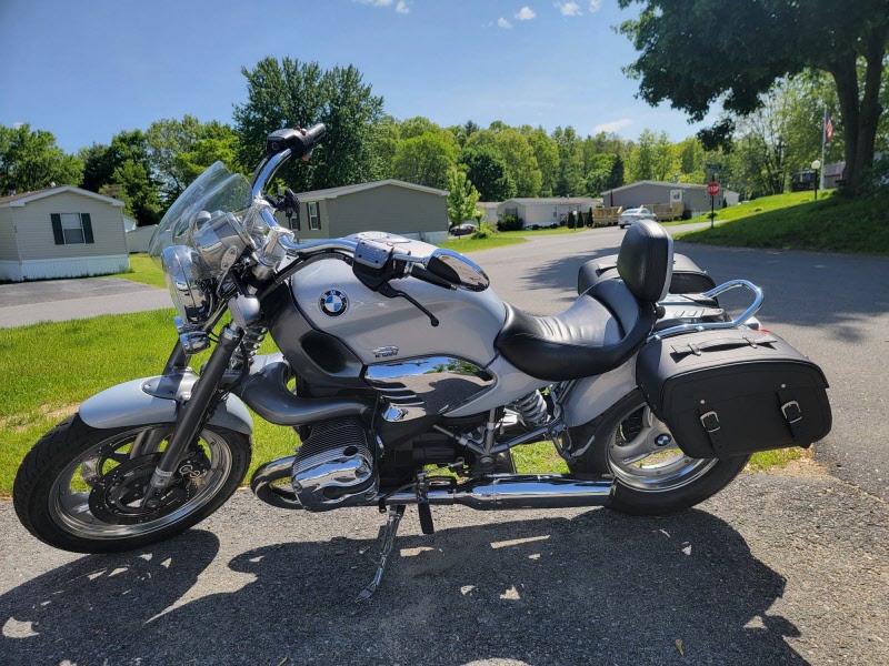 BMW R1200C Leather Klic Fix Saddlebags Panniers and Supports quick