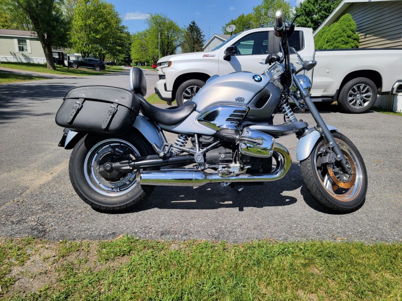 BMW R1200C Leather Klic Fix Saddlebags Panniers and Supports quick