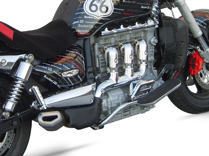 triumph rocket exhaust systems