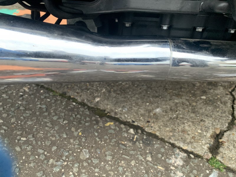 triumph thunderbird tors exhaust