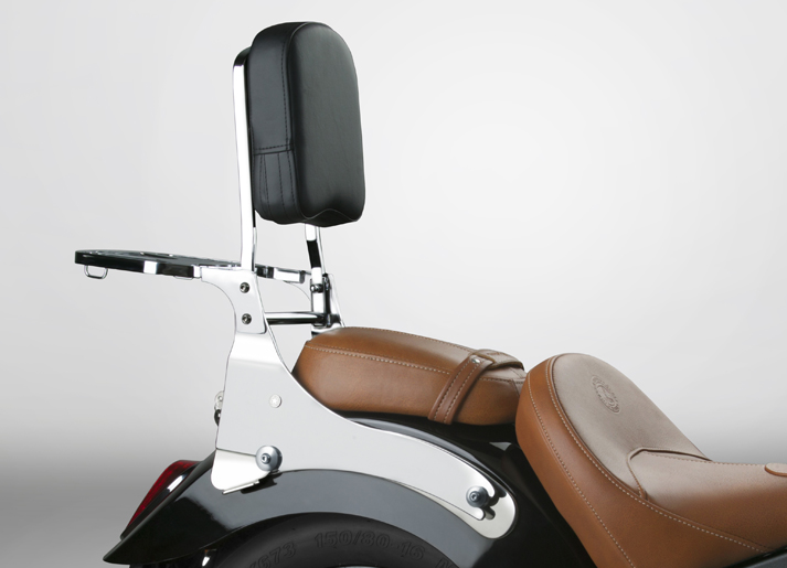 indian motorcycle passenger backrest