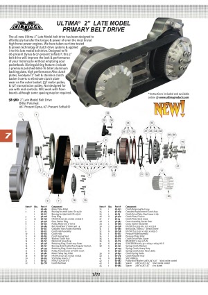 Ultima ULTIMA 3.35 IN. BELT,;GOODYEAR 140T Midwest 58-903