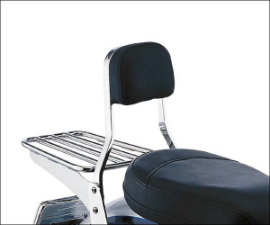 Kinglemc Powersports Sissy Bar With Backrest Luggage Rack For Suzuki Boulevard M109 R With Docking Hardware (Silver - View #3